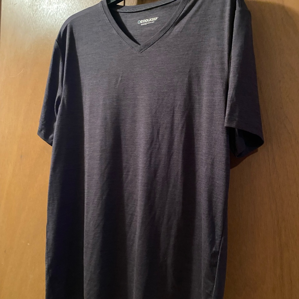 Black Short Sleeve Crew Neck Tee